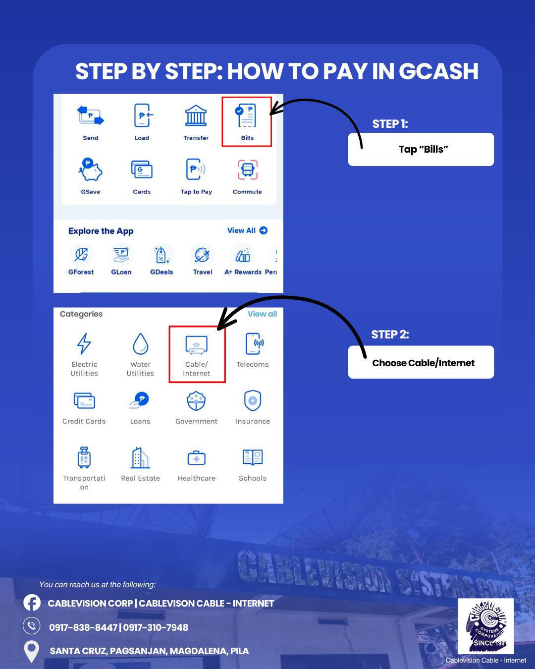 GCash Step 1